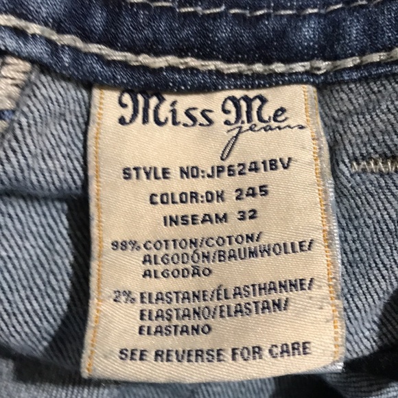 Miss Me Signature-Rise Boot Jeans size 26 - Picture 10 of 11